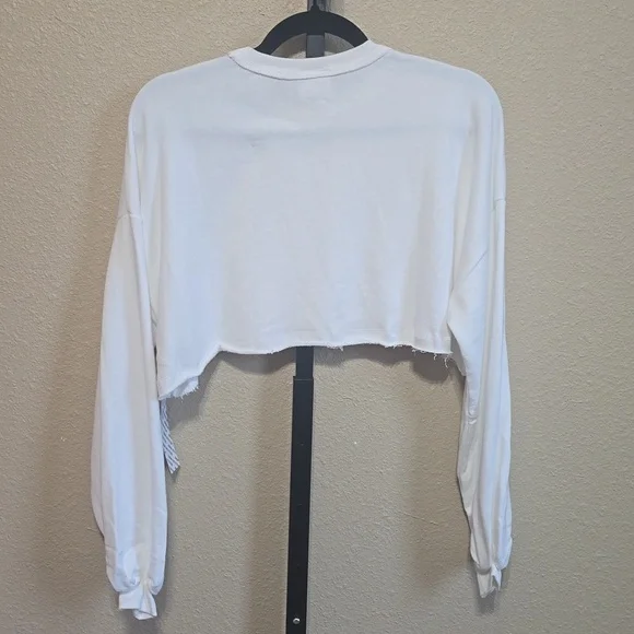 NWT Out From Under (UO) Beach Vibes Long Sleeve Crop Sweatshirt Small - Picture 7 of 9